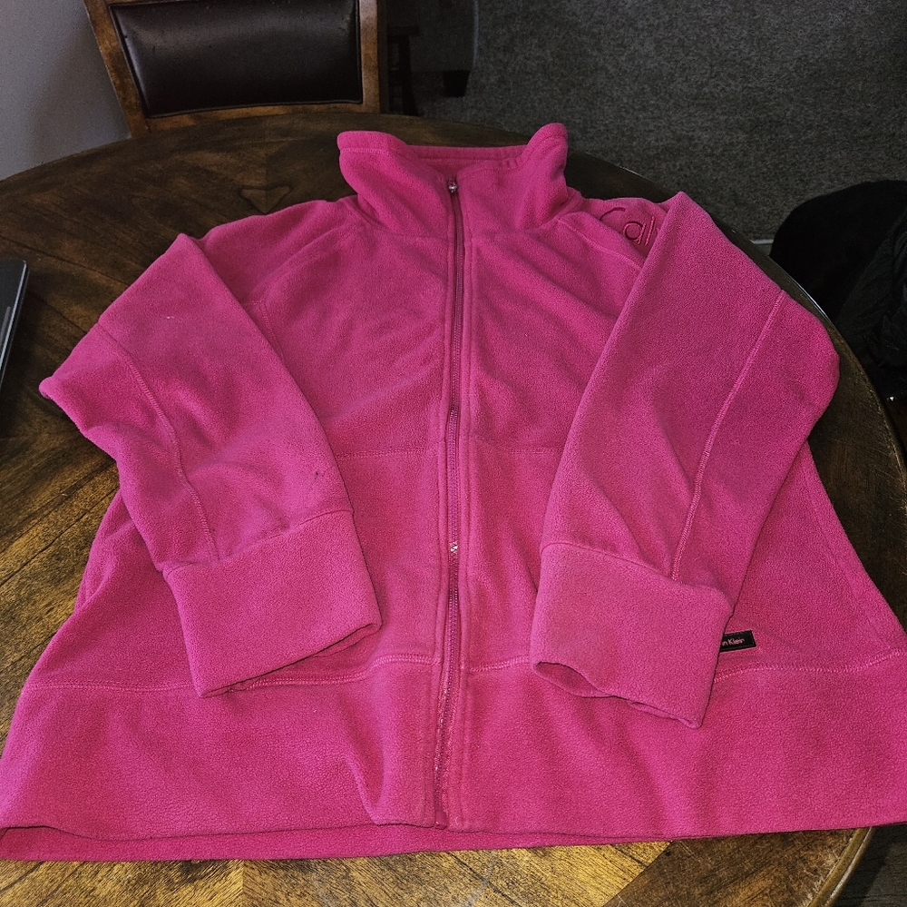 Calvin Klein Kids Fuchsia Fleece Jacket